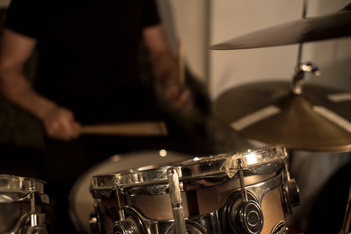 Picture of Drummer Playing Drums With Dynamics